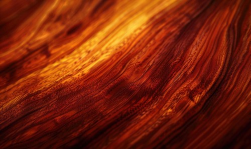 Background made of exotic tigerwood veneer AI generated