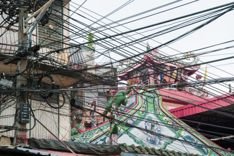 Chaotic wiring, power, chaos, power cable, safety, danger, power grid, energy, confusion, safety