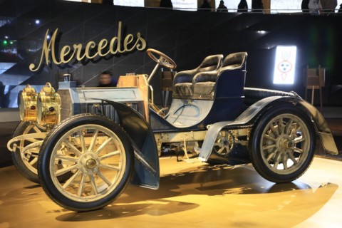 Mercedes-Simplex 40 hp, oldest surviving Mercedes from 1902, Mercedes-Benz Museum, Stuttgart,