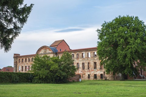 Dargun Castle and Monastery, in its present form dating back to the late 17th century, in the