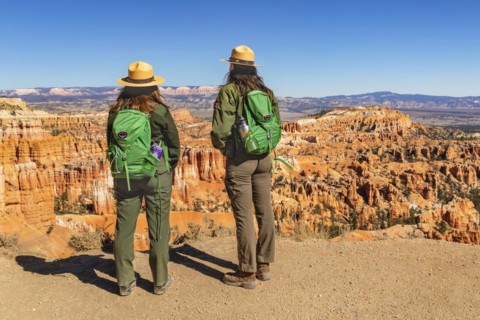 Park Ranger in Bryce Canyon National Park, Colorado Plateau, United States, Utah, USA, Bryce