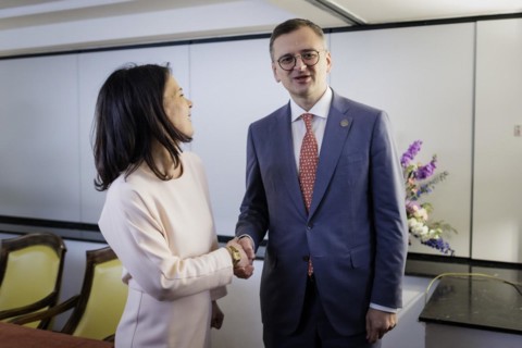 Annalena Baerbock (Alliance 90/The Greens), Federal Foreign Minister, meets Dmytro Kuleba, Foreign