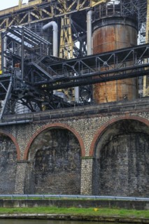 Solvay chemical plant for the production of bicarbonate and carbonate of soda or sodium carbonate,