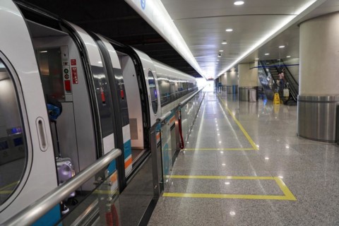 Shanghai Transrapid Maglev Shanghai Maglev Train Station Station, Shanghai, China, Asia, Modern