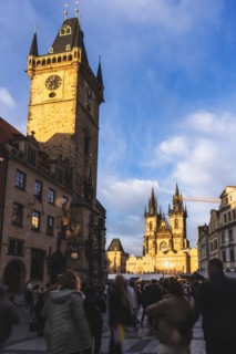Tourism, sightseeing, apostle clock, clock, attractiveness, historical, Old Town Prague, sun,