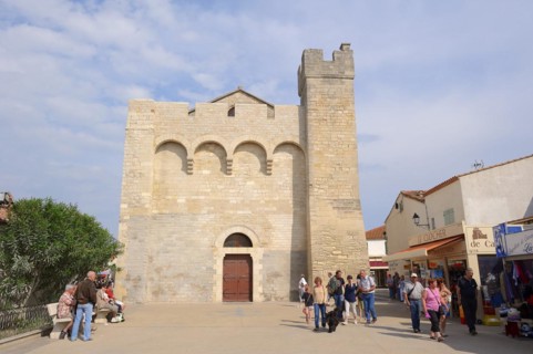 Church of Notre Dame de la Mer, Les Saintes-Maries-de-la-Mer, Camargue, Bouches-du-Rhone,