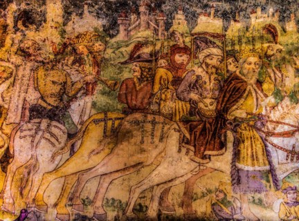 Gothic frescoes from 1490, a highlight of medieval wall painting, by Johannes von Kastav,