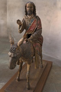 Hersbrucker Palmesel, carved from 16th century lime wood, on loan from the German National Museum
