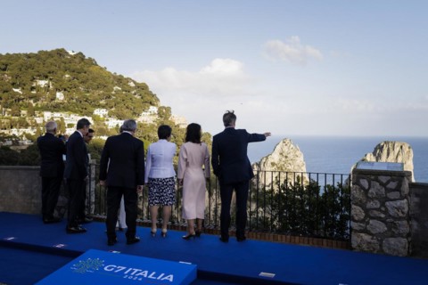 Meeting of the G7 foreign ministers in Capri, 18 April 2024. Photographed on behalf of the Federal