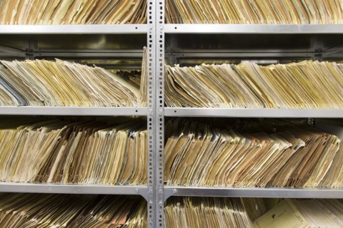 Stasi files at the Federal Commissioner for the Records of the State Security Service of the former