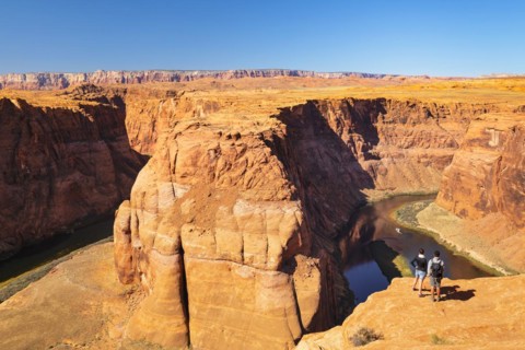 Horseshoe Bend, Glen Canyon, Colorado River, Arizona, USA, Horseshoe Bend, Arizona, USA, North