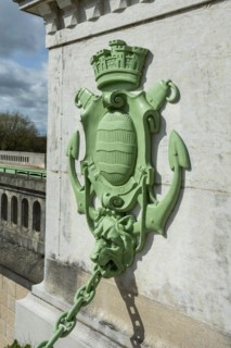 Briare, Canal bridge built by Gustave Eiffel, lateral canal to the Loire above the Loire river,