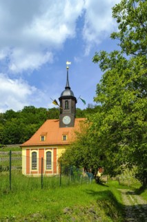The Weinbergkirche Pillnitz a baroque church in the royal vineyard of Pillnitz, Dresden, Saxony,
