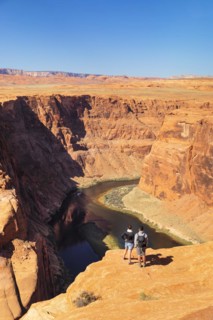 Horseshoe Bend, Glen Canyon, Colorado River, Arizona, USA, Horseshoe Bend, Arizona, USA, North