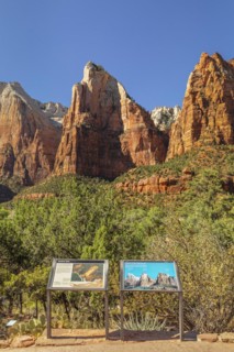 Court of Patriarchs, Zion National Park, Colorado Plateau, Utah, USA, Zion National Park, Utah,