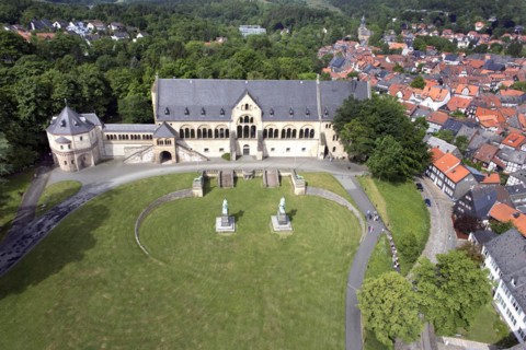Imperial Palace in Goslar, on 06/06/2015, Goslar, Lower Saxony, Germany, Europe