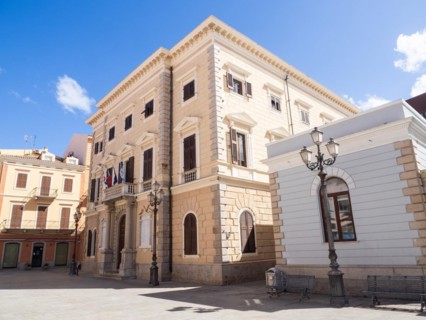 Town Hall, Maddalena, Isola La Maddalena, Sardinia, Italy, Europe