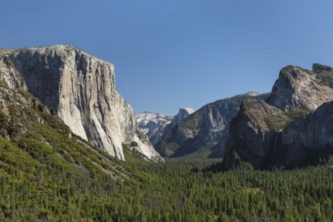Tunnel View, Yosemite Valley with El Capitan, Yosemite National Park, California, United States,