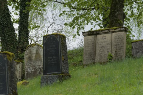 Jewish cemetery in Schwaebisch Hall, Jews, Jewish, Jewish star, grave, graves, Schwaebisch Hall,