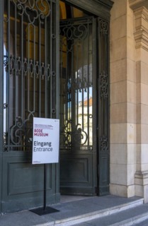 Entrance to the Bode Museum, Berlin, Germany, Europe