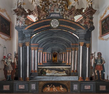 The Holy Sepulchre with Christ, including Purgatory, 18th century, St Wendelin, Kirchenweg 8,