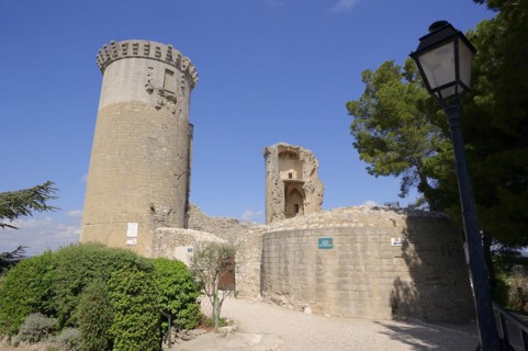 Castle, Chateaurenard, Bouches-du-Rhone, Provence-Alpes-Cote d'Azur, South of France, France,