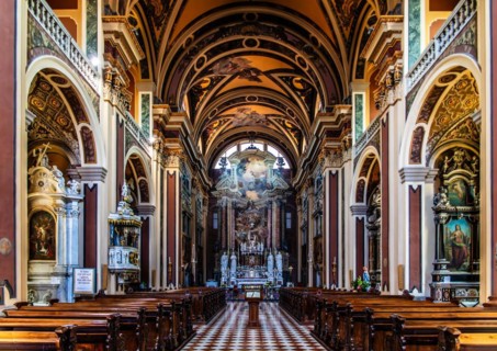 Chiesa Sant Ignazio, 17th century, Gorizia, border town to Slovenia, Friuli, Italy, Gorizia,