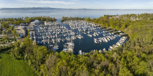 Ultramarin Gohren, the largest water sports centre on Lake Constance, Meichle and Mohr Marina with