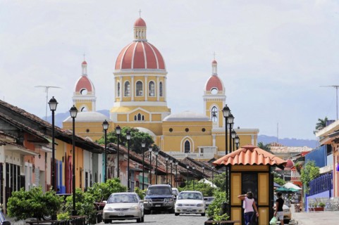 Cathedral Nuestra Senora de la Asuncion, Old Town, Granada, Nicaragua, A majestic cathedral with