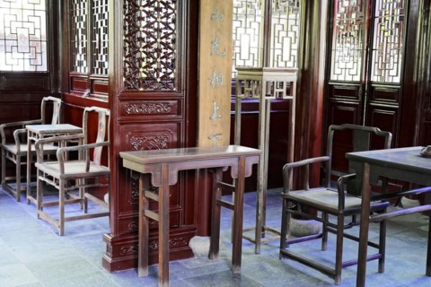 Excursion to Zhujiajiao Water Village, Shanghai, China, Asia, A traditional Chinese wedding hall