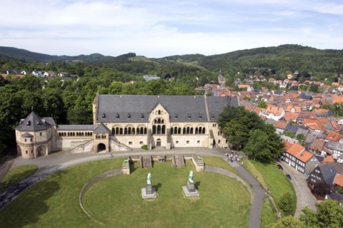 Imperial Palace in Goslar, on 06/06/2015, Goslar, Lower Saxony, Germany, Europe