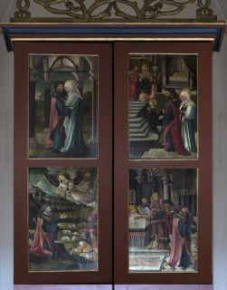 St Martin's winged altar, around 1517, St Martin's, Tauberbischofsheim, Baden-Wuerttemberg,