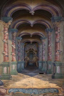 Detailed view of the Holy Sepulchre around 1750, St Oswald's Church, Baunach, Upper Franconia,
