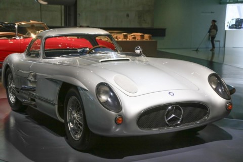 Mercedes-Benz 300 SLR Uhlenhaut Coupe, Mercedes-Benz Museum, Stuttgart, Baden-Wuerttemberg,
