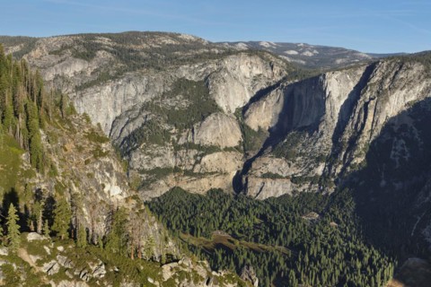 View from Glacier Point into the Yosemite Valley, Yosemite National Park, California, United