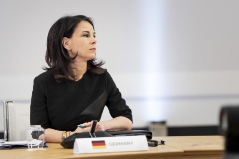 Annalena Baerbock (Alliance 90/The Greens), Federal Foreign Minister, photographed during the