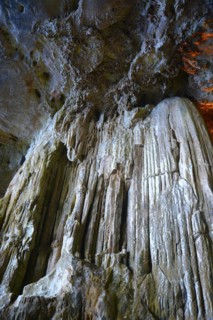 Inside Grotta Nereo cave in Capo Caccia cliff, Alghero, Sassari Province, Sardinia, Italy,