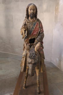 Hersbrucker Palmesel, carved from 16th century lime wood, on loan from the German National Museum