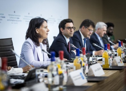 Annalena Baerbock (Alliance 90/The Greens), Federal Foreign Minister, photographed as part of her