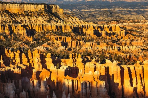 Bryce Amphitheatre at sunset, Bryce Canyon National Park, Colorado Plateau, Utah, United States,