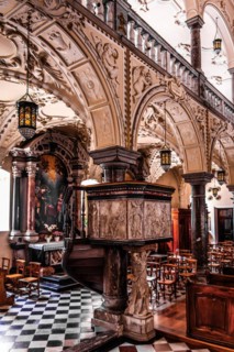 Pulpit, Cattedrale dei Santi Ilario e Taziano, 14th century, Gorizia, border town to Slovenia,