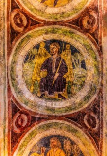 Months of the year: April, Gothic frescoes from 1490, a highlight of medieval wall painting, by