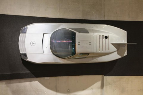 Mercedes-Benz C 111-III diesel record-breaking car from 1978, Mercedes-Benz Museum, Stuttgart,