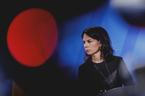Annalena Baerbock (Alliance 90/The Greens), Federal Foreign Minister, photographed during a joint