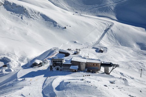 Hoefatsblick station on the Nebelhorn, Oberstdorf, Allgaeu, Swabia, Bavaria, Germany, Oberstdorf,