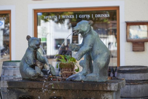 Baerenbrunnen, Garmisch district, Garmisch-Partenkirchen, Werdenfelser Land, Upper Bavaria,