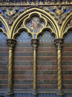 Paris 1er arr. The Holy Chapel (Sainte Chapelle) built on the Ile de la Cite at the request of