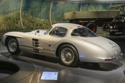 Mercedes-Benz 300 SLR Uhlenhaut Coupe, Mercedes-Benz Museum, Stuttgart, Baden-Wuerttemberg,