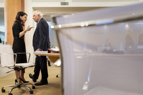 Annalena Baerbock (Alliance 90/The Greens), Federal Foreign Minister, and Josep Borrell, High