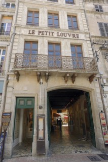 Entrance of Le Petit Louvre, Avignon, Vaucluse, Provence-Alpes-Cote d'Azur, South of France,
